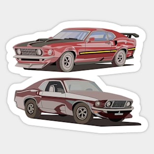 Muscle car Sticker